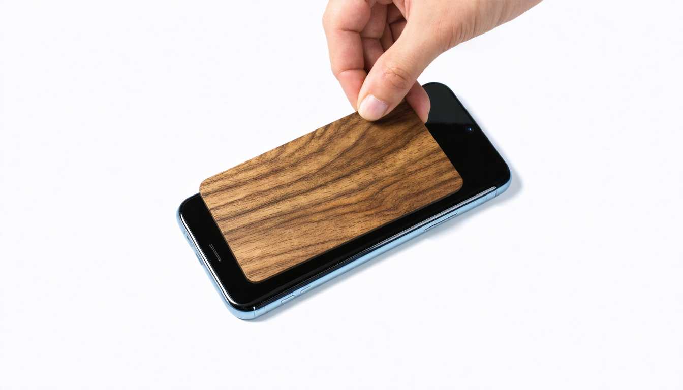 NFC card tap demonstration